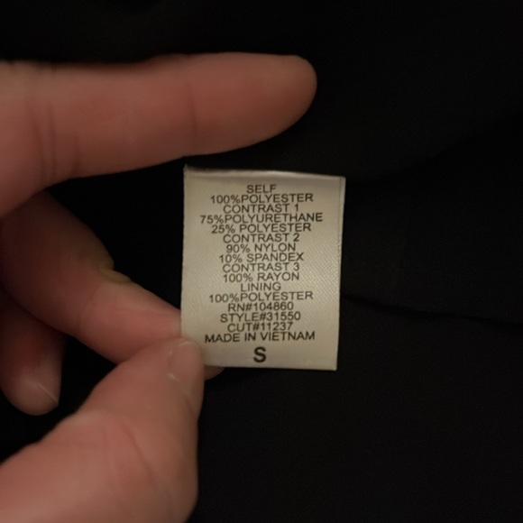 Chloe K Hi Low Black Lace Pleather Cutout Floral Spaghetti Strap Dress S - Picture 11 of 13